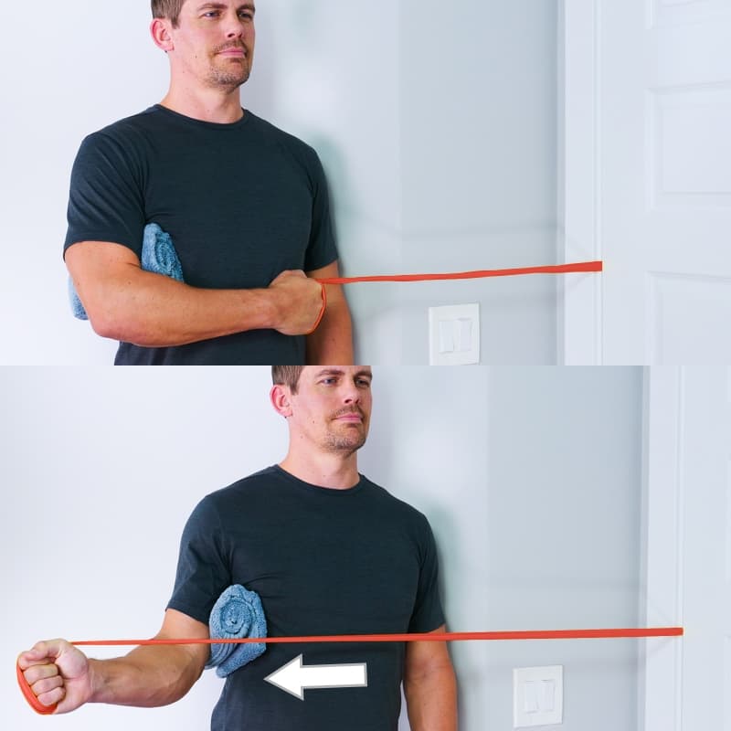 Elastic Band Shoulder External Rotation - Er