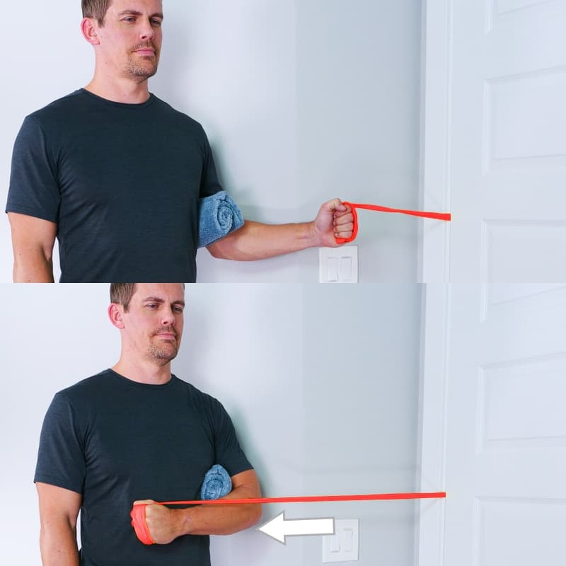 Elastic Band Shoulder Internal Rotation - Ir