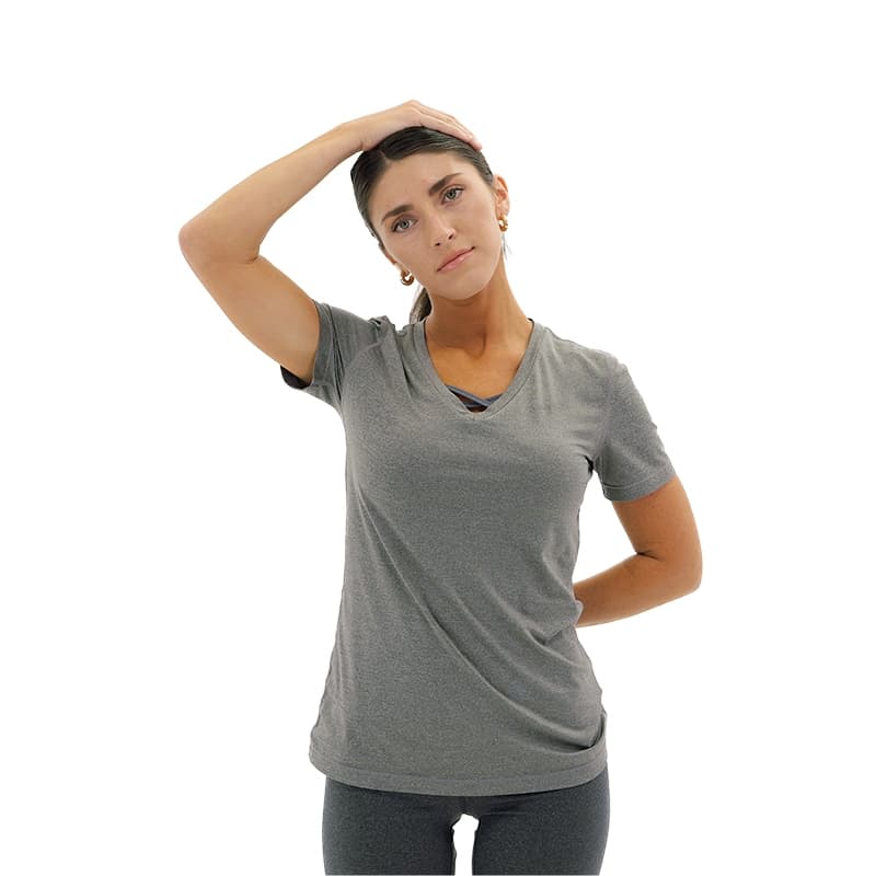Upper Trap Stretch - Hand Behind Back And Top Of Head