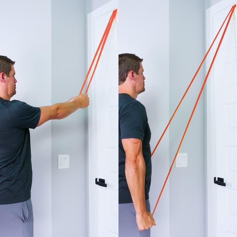 Elastic Band Extension Bilateral Shoulder