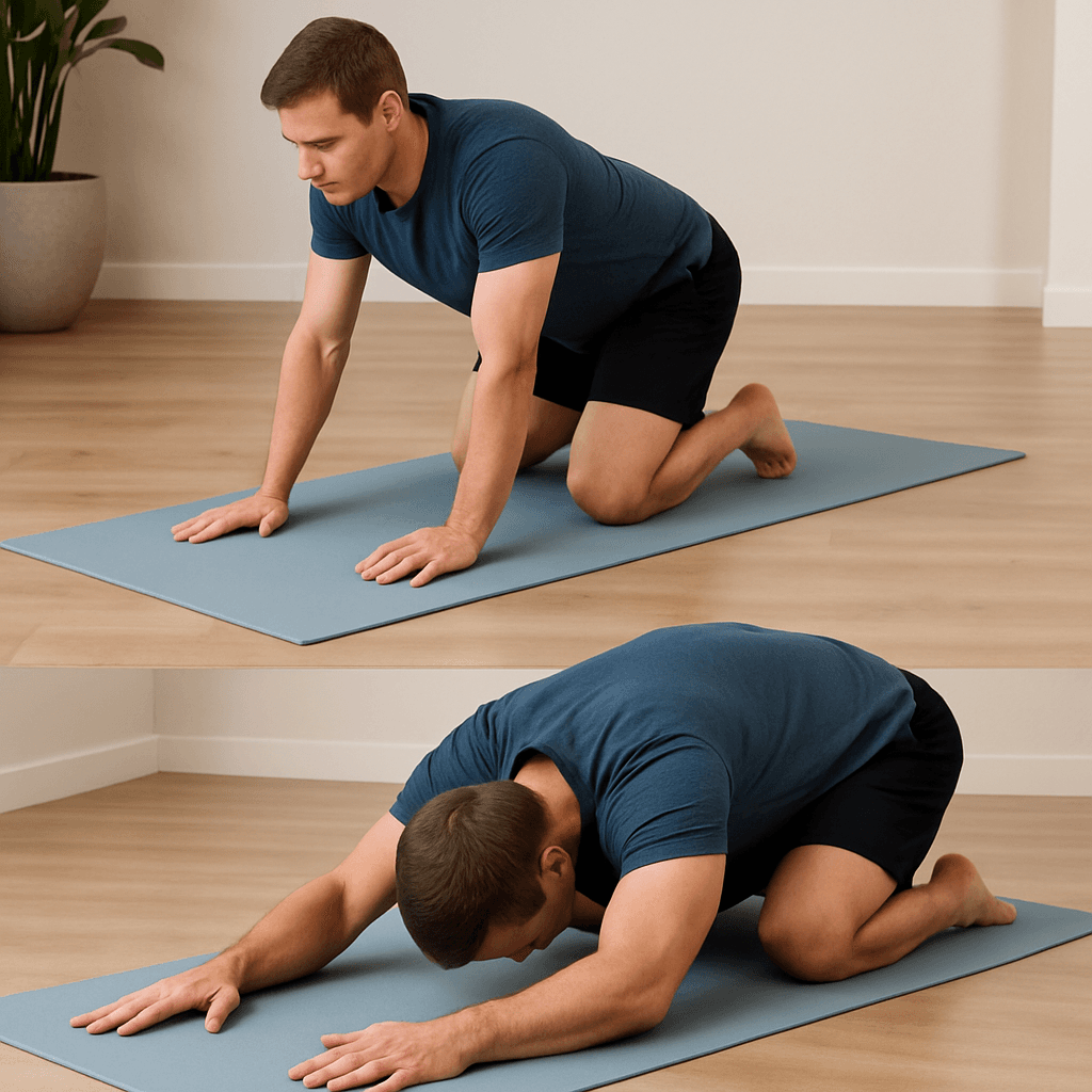 Child Pose - Prayer Stretch