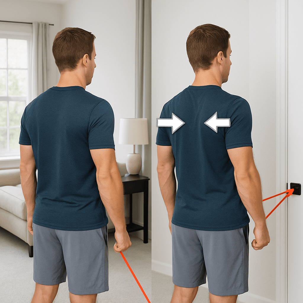 Elastic Band Scapular Retractions