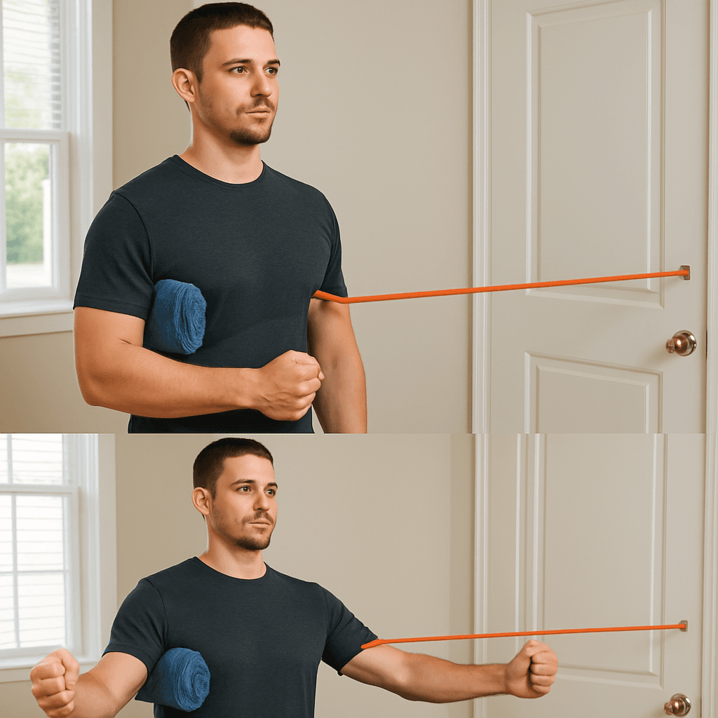 Elastic Band Shoulder External Rotation - Er