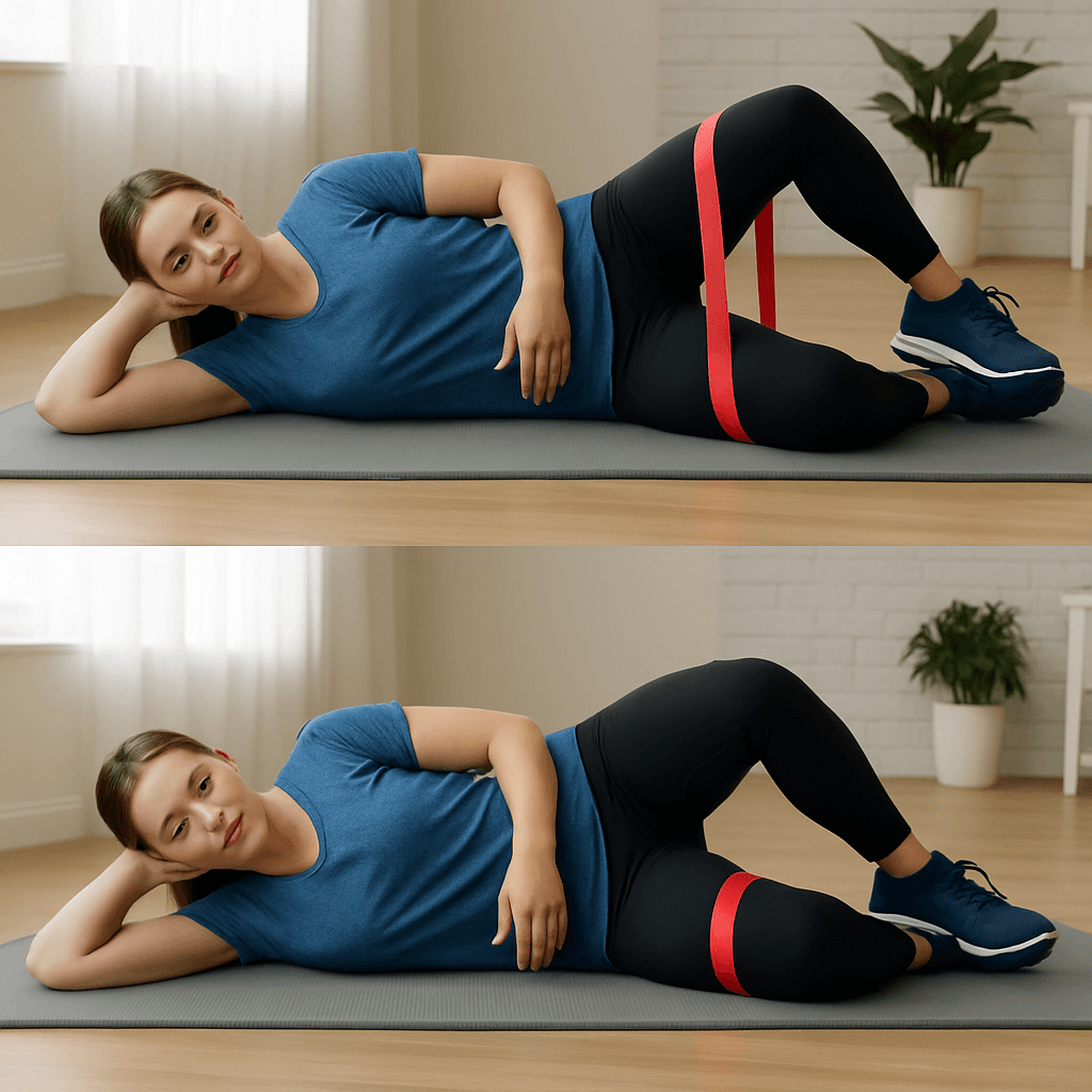 Elastic Band - Side Lying Clam Shell - Clamshell 