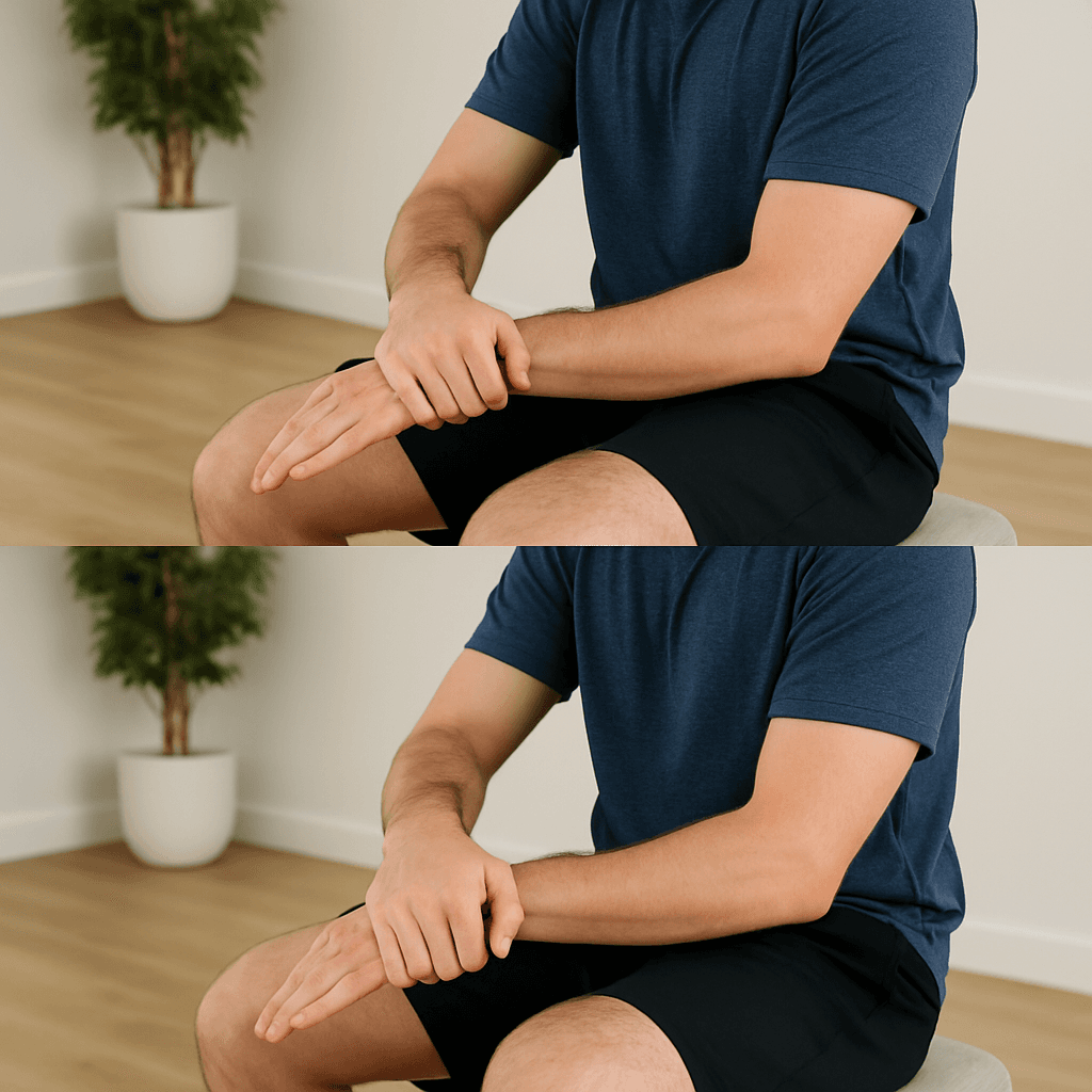 Wrist Extension - Arom - Thigh