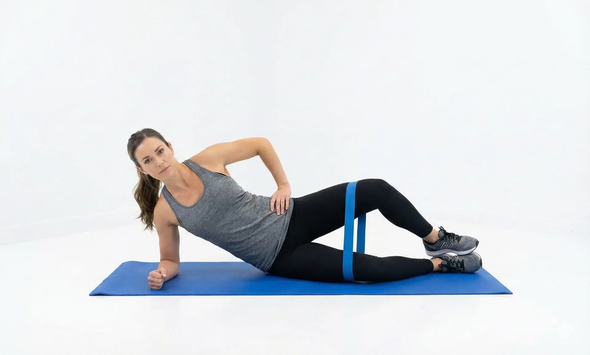 Side Lying Clamshell With Band