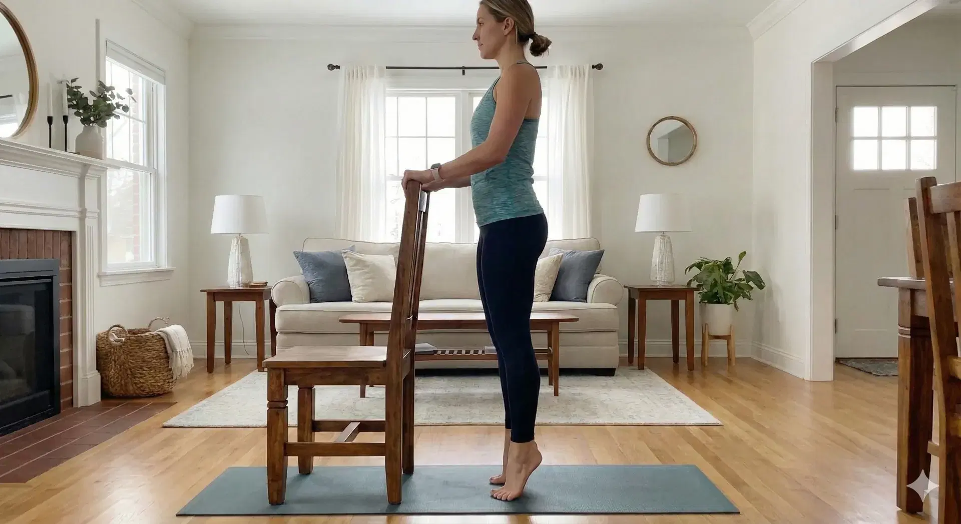 Heel Raises With Support (Calf Raises)